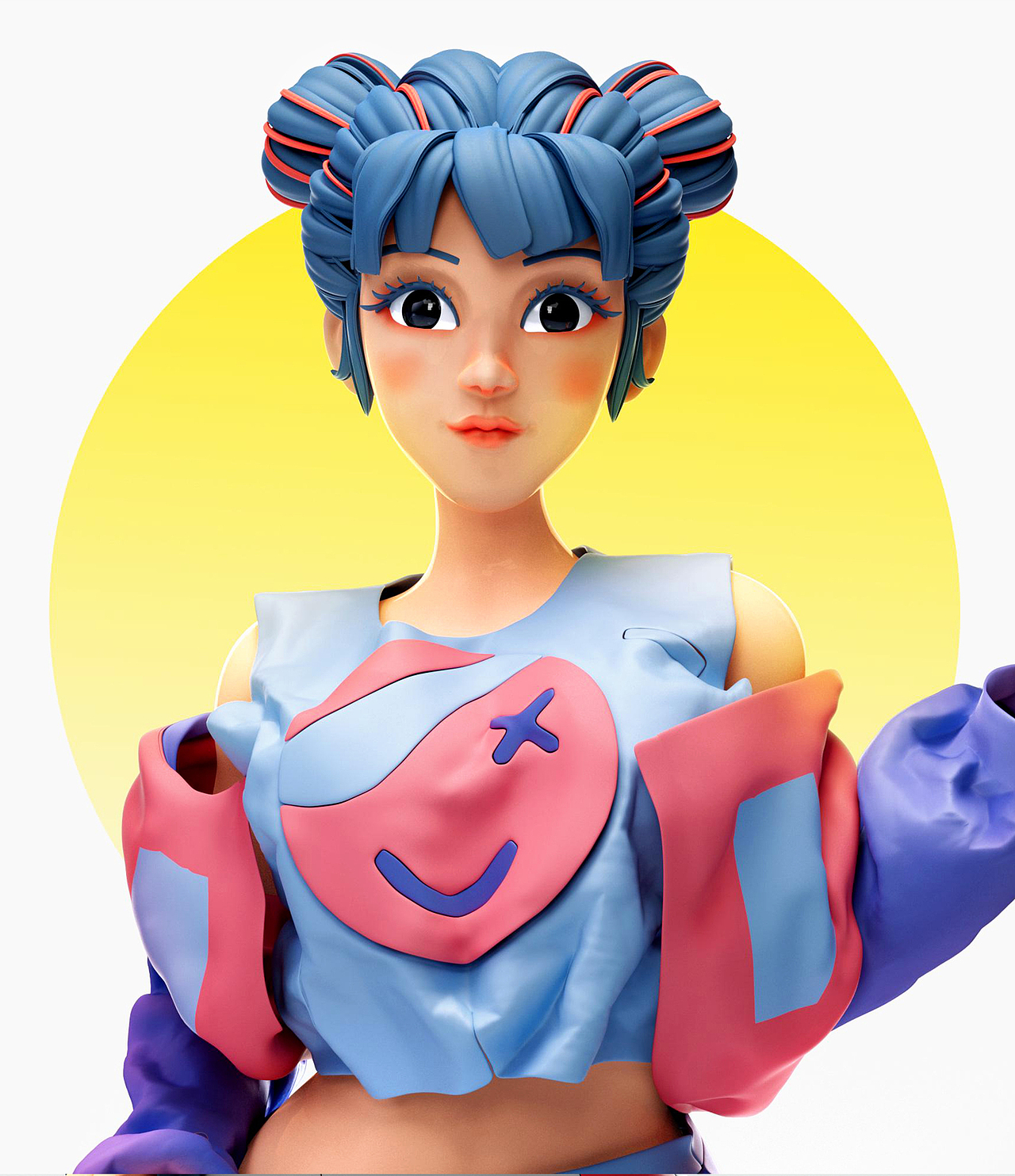 3D人物探索 😊（图ZMzEzNjgwMTUy） - 人物/生物 - 站酷设计师口口光原创素材 - 站酷ZCOOL