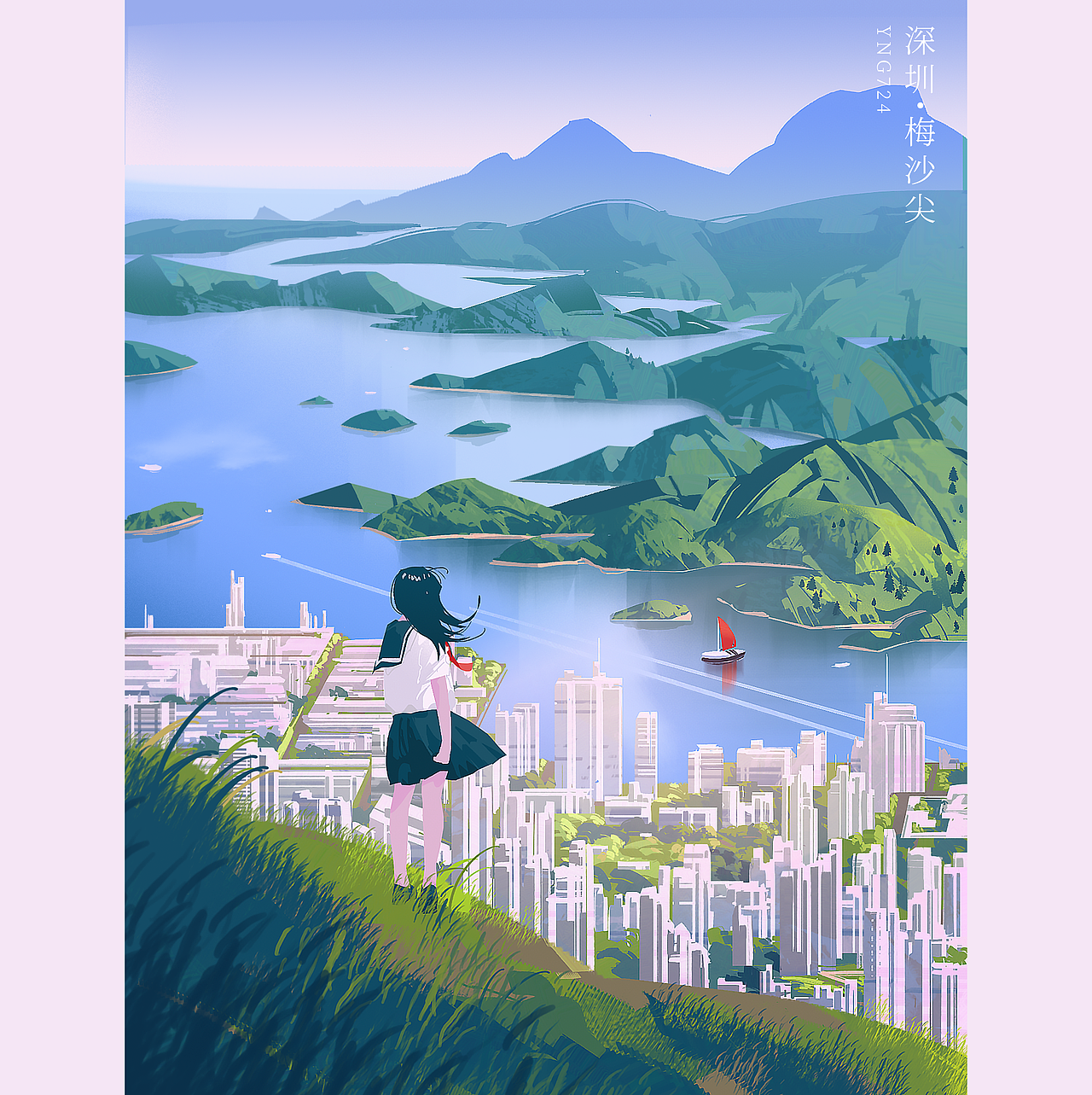 深圳系列插画合集（图ZMjk5NzY0OTYw） - 商业插画 - 站酷设计师YNG724原创素材 - 站酷ZCOOL