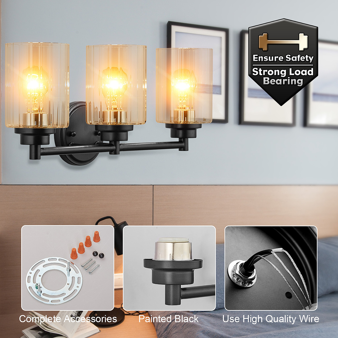 亚马逊壁灯 摄影 设计 高精修 免费设计