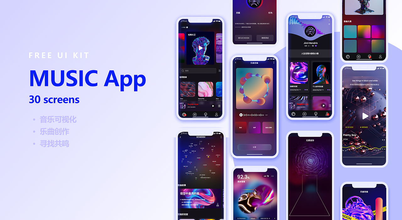 情绪实验室---音乐可视化APP设计