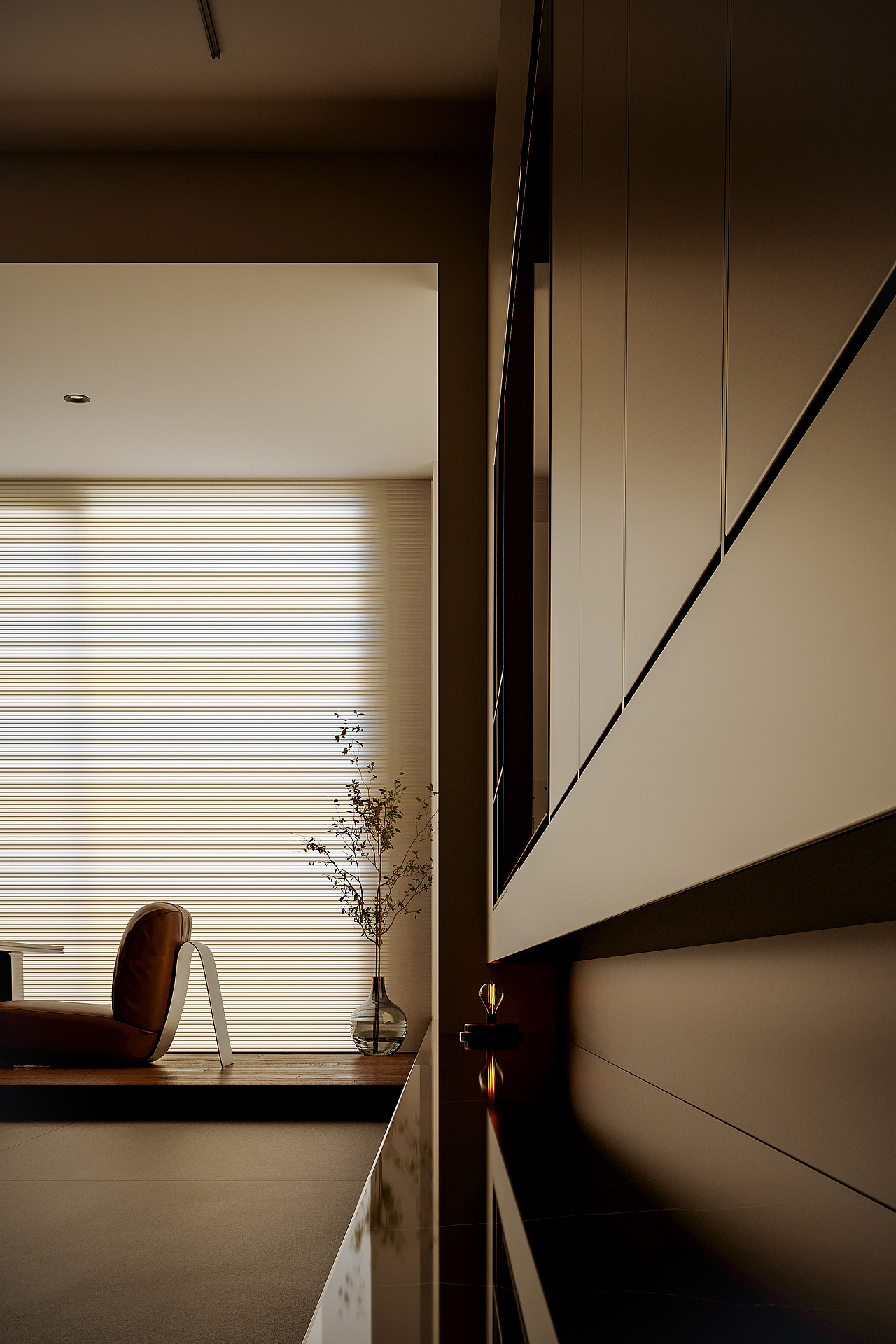 新作丨日落大道，回归纯粹（近期渲染）（图ZMzYxMDMzNDg4） - 家装设计 - 站酷设计师JM_vision匠模原创素材 - 站酷ZCOOL