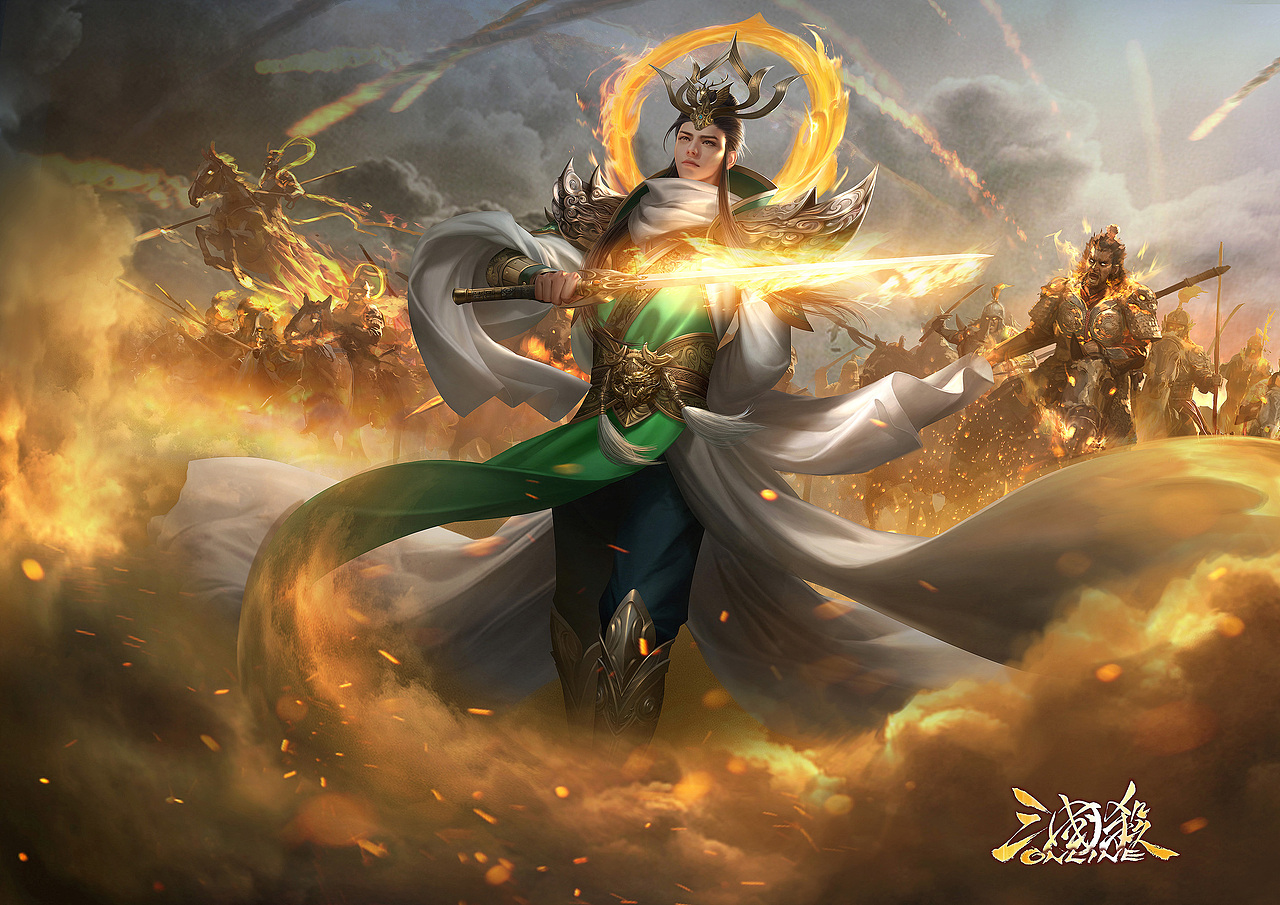 为游戏《三国杀》创作的插图（图ZMzE0MDIyNjM2） - 游戏原画 - 站酷设计师7thorange原创素材 - 站酷ZCOOL