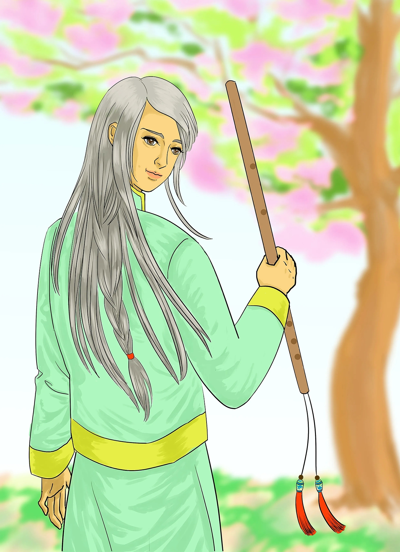 执笛少年：用Midjourney把手绘转换成照片画质（图ZMzYzMzQxMDg4） - AI作品 - 站酷设计师RehobothYe原创素材 - 站酷ZCOOL