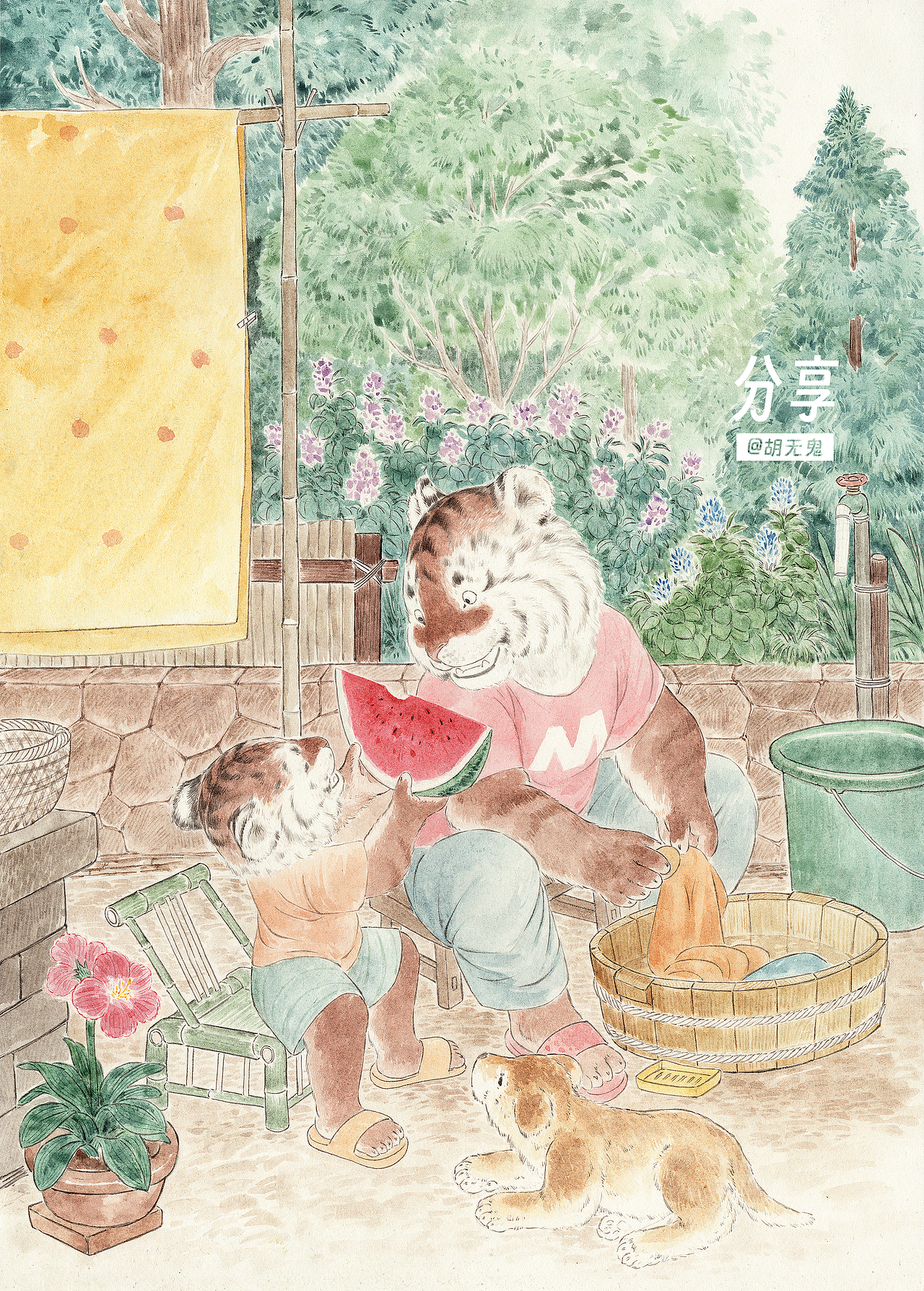 老虎系列插画（图ZMzUyMDI4MTg0） - 商业插画 - 站酷设计师胡无鬼原创素材 - 站酷ZCOOL