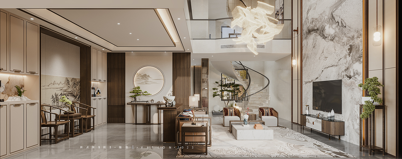 新中式家装-瀚世表现