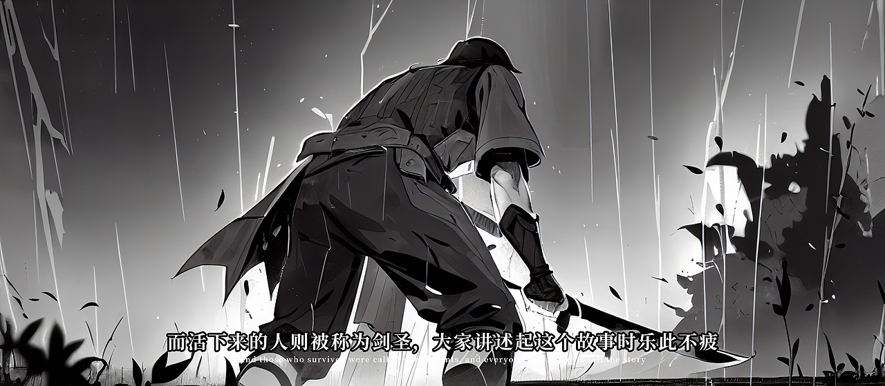 分镜概念短篇 -《一剑寒霜》（图ZMzM2MDk4OTgw） - 商业插画 - 站酷设计师白袋子原创素材 - 站酷ZCOOL