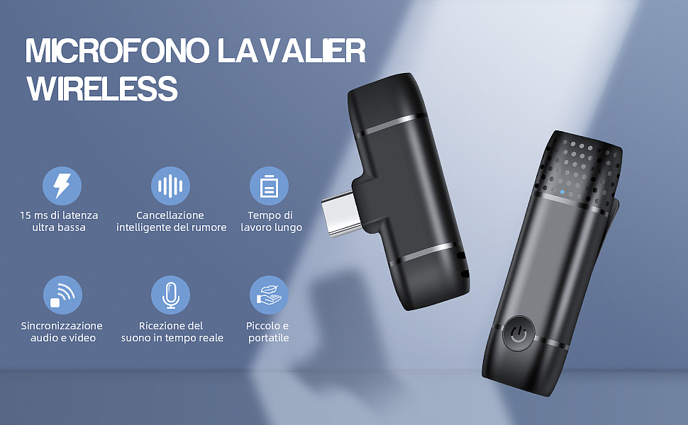 领夹式麦克风描述|亚马逊