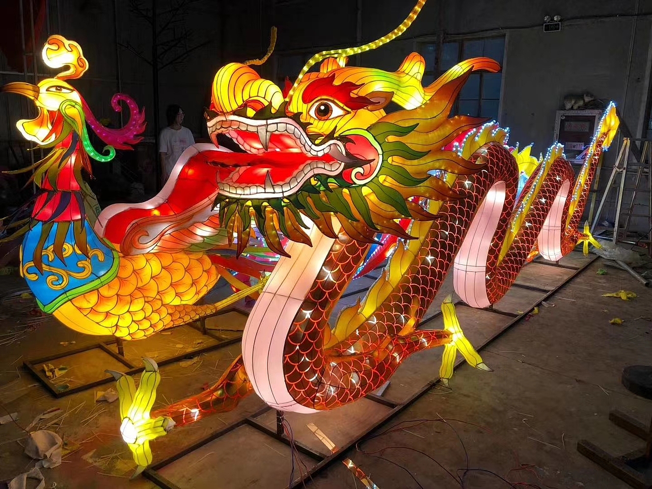 花灯彩灯制作源头厂家（图ZMzY5NzcwOTE2） - 海报 - 站酷设计师创美达灯光美陈原创素材 - 站酷ZCOOL