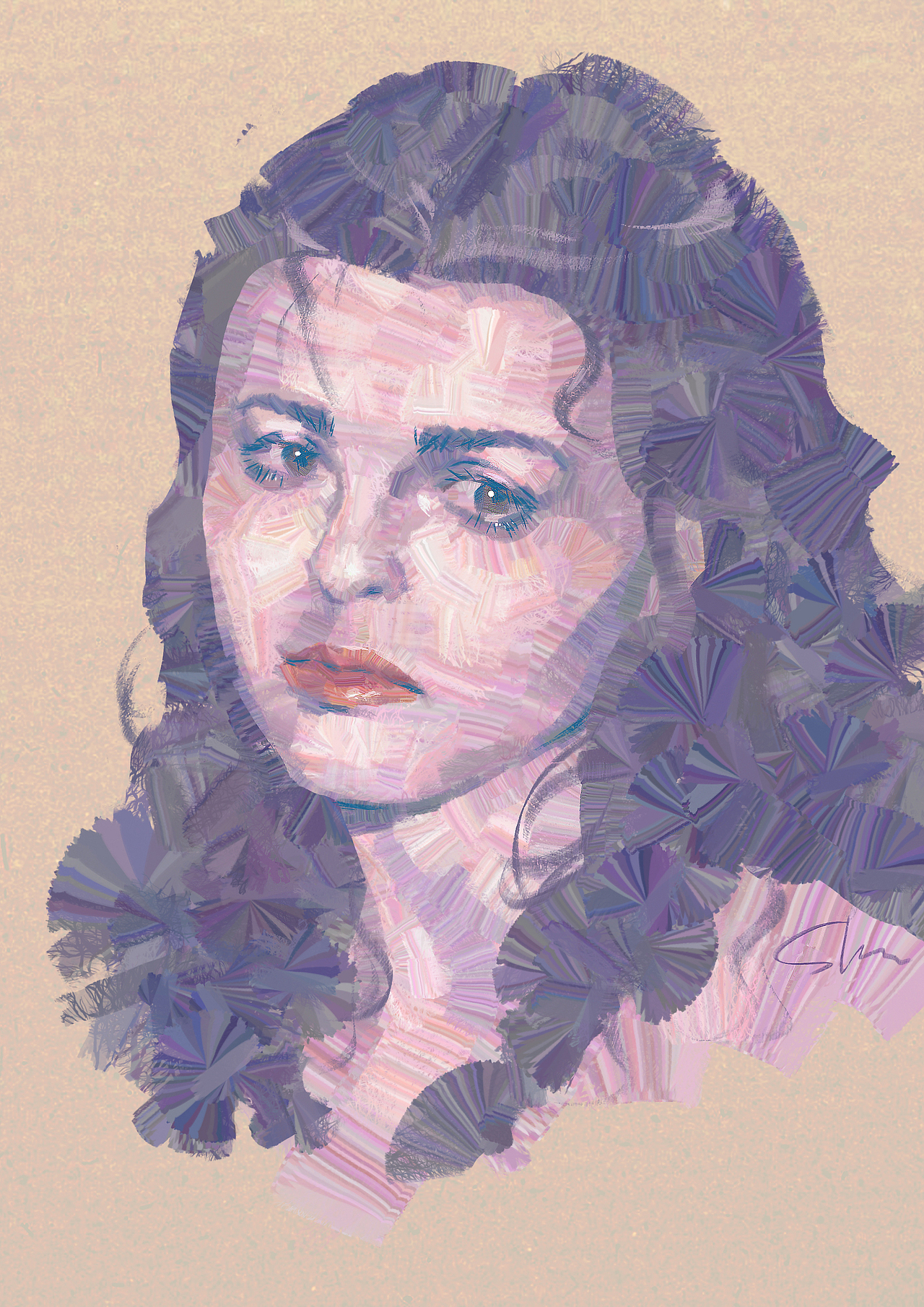 一些沉迷色彩抖动的速写