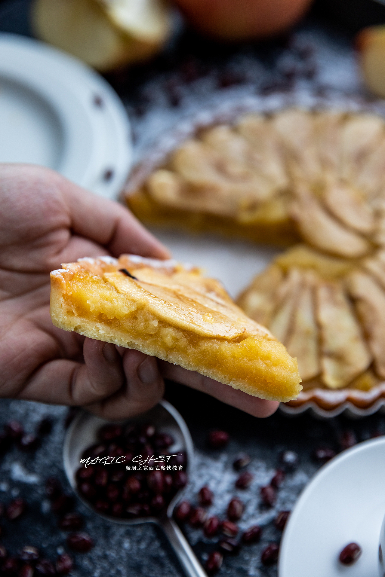 法式甜品苹果塔拍照静物美食甜品拍摄甜点挞拍摄（图ZMzAyNTIwNjY4） - 美食摄影 - 站酷设计师MOON大静原创素材 - 站酷ZCOOL