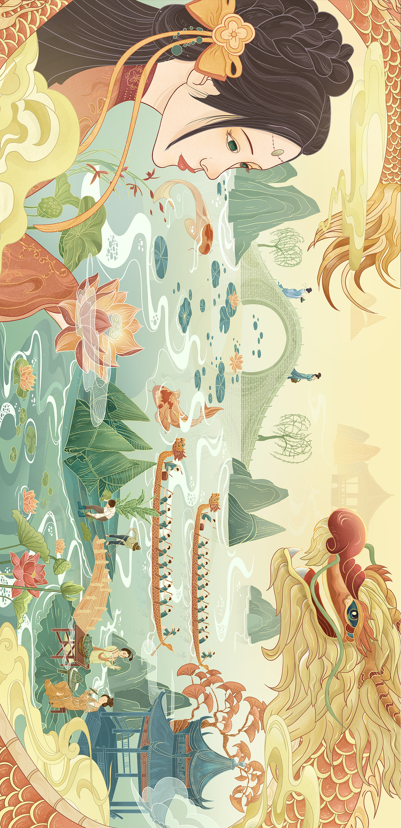 端午佳节主题|包装插画——五月端阳