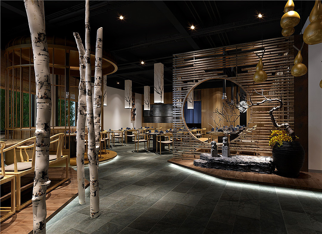 韩式烤肉装修设计（图ZMzE4OTc0Mjg4） - 家装设计 - 站酷设计师Z022778687原创素材 - 站酷ZCOOL