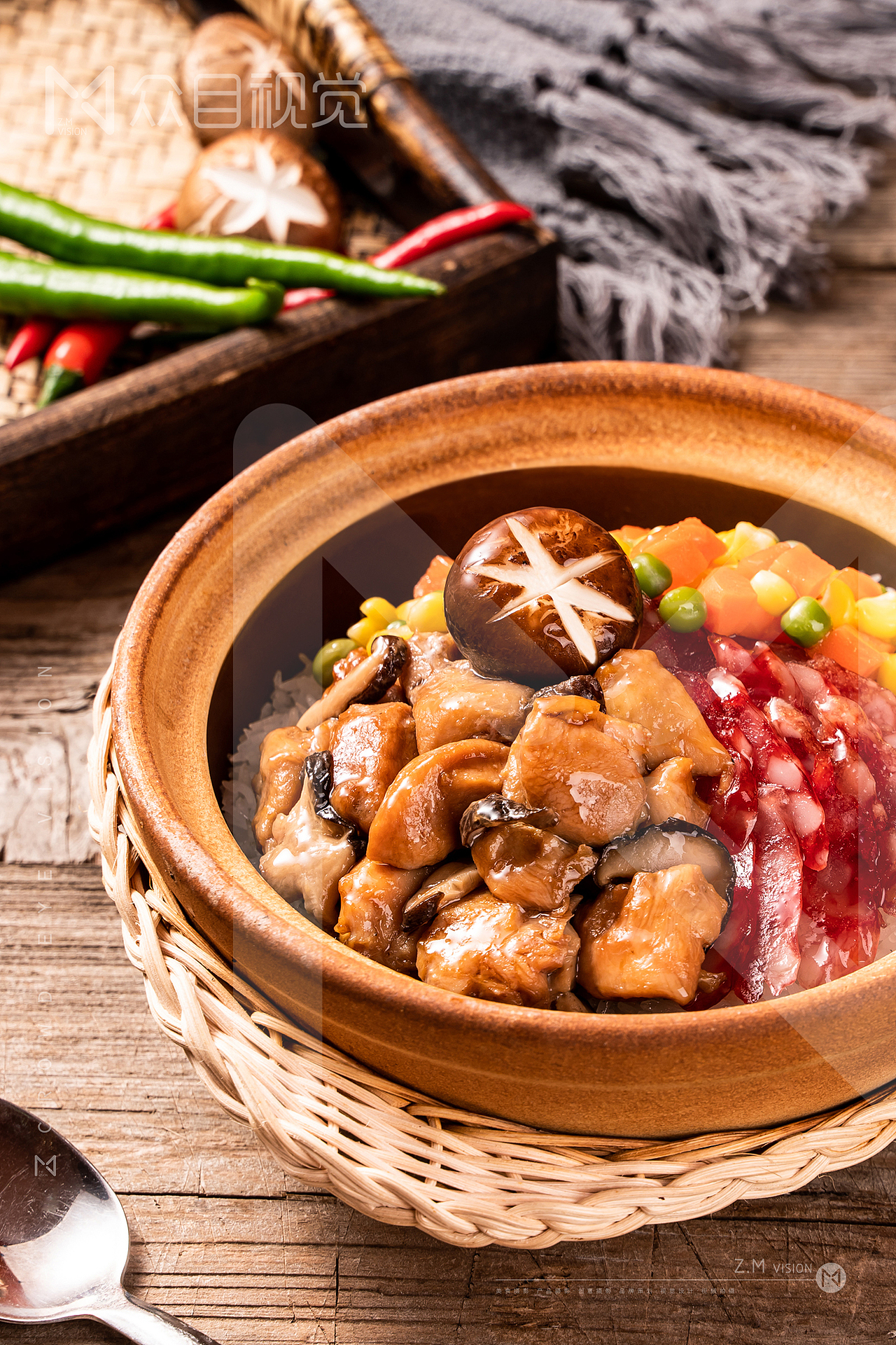 煲仔饭 | 菜品拍摄 x 众目摄影 | 