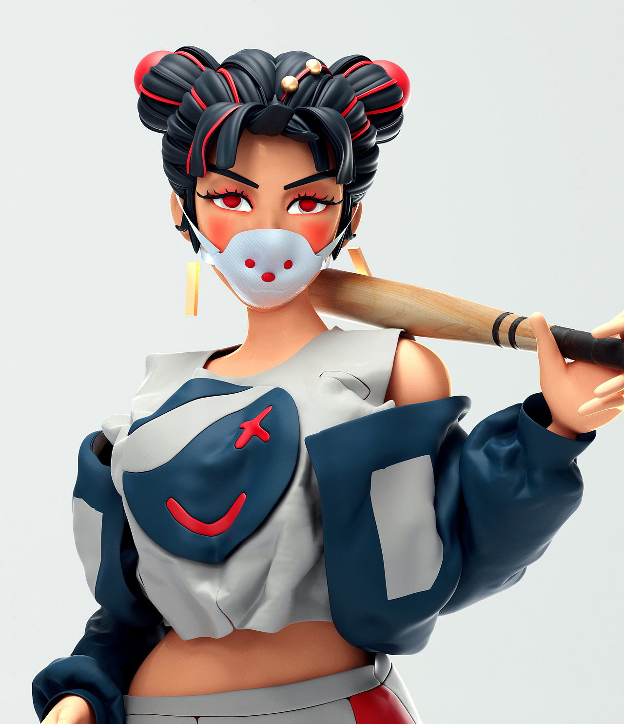 3D人物探索 😊（图ZMzEzNjgwMTM2） - 人物/生物 - 站酷设计师口口光原创素材 - 站酷ZCOOL