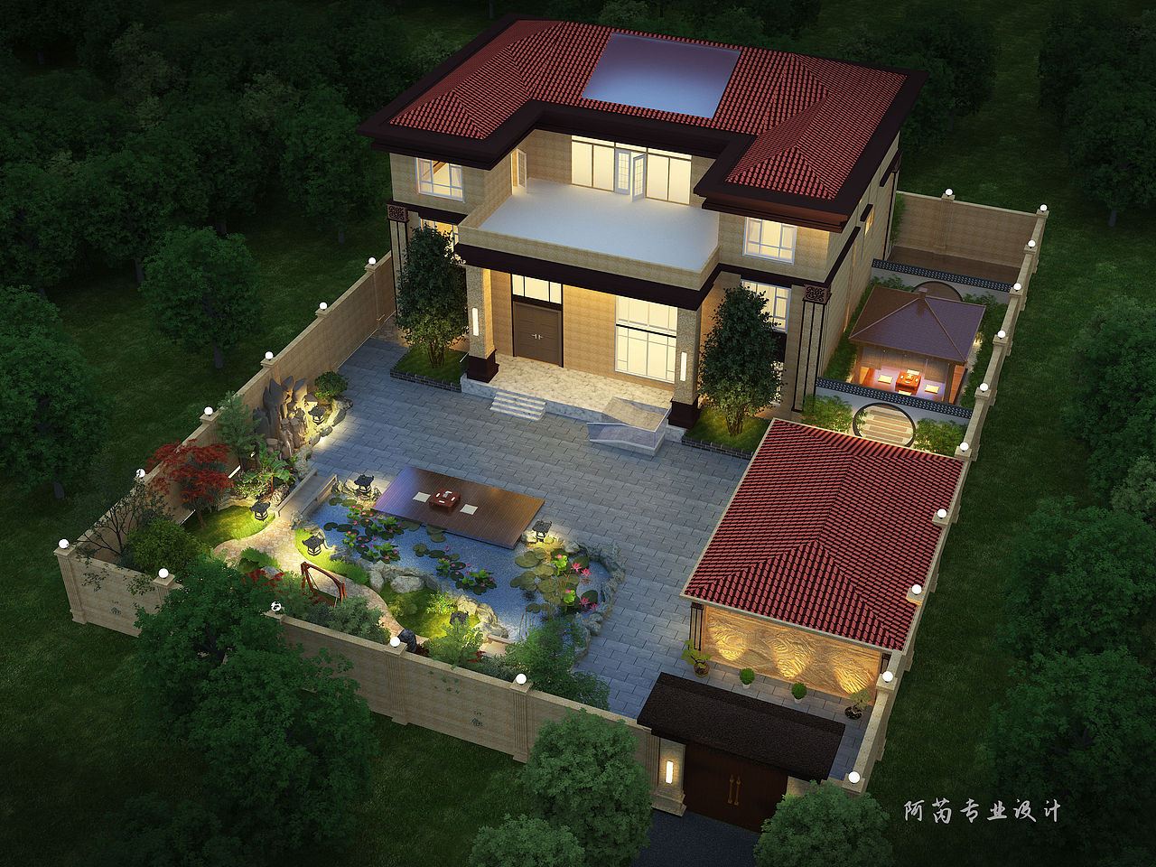 庭院设计案例，秋天建好，静待春暖花开