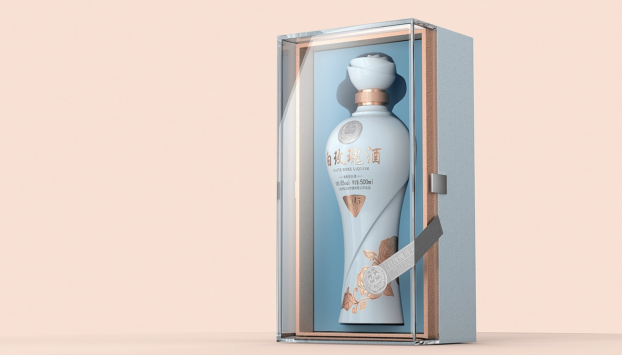 白玫瑰酒 | 包装设计 | 酒包装设计