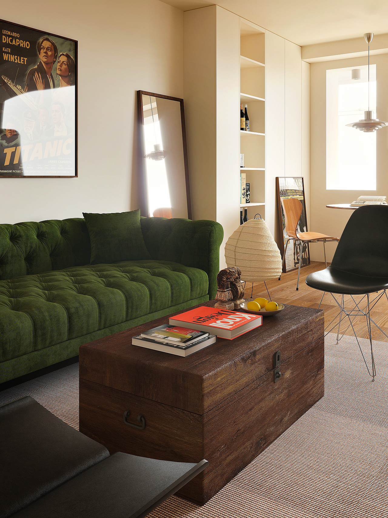 小戶型的中古設(shè)計(jì)（圖ZMzI2ODU4MTY4） - 家裝設(shè)計(jì) - 站酷設(shè)計(jì)師凡間畫肆_小白原創(chuàng)素材 - 站酷ZCOOL