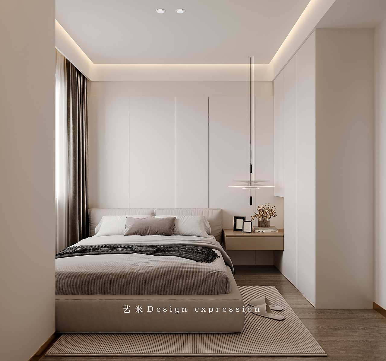 美式轻奢客餐厅-艺米效果图