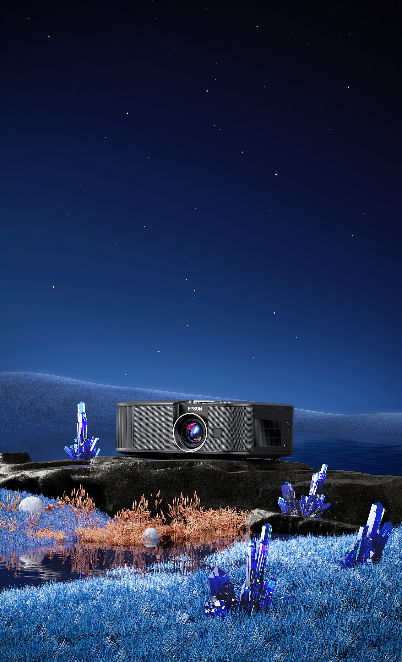 爱普生智能投影仪 | 视觉表现探索 | 场景渲染节选（图ZMzI1OTc2NjY0） - 产品 - 站酷设计师小明_视觉设计原创素材 - 站酷ZCOOL