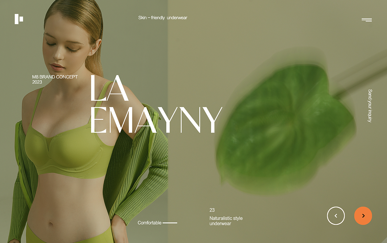 LA EMAYNY 舒适自然内衣 展款+KV（图ZMzI4NDEyMzY4） - 时尚/艺术摄影 - 站酷设计师5CMS原创素材 - 站酷ZCOOL