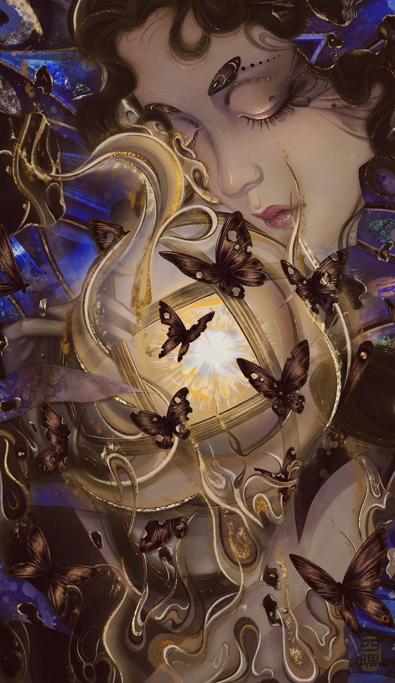 飞蛾扑火（图ZMzUxODY2MzU2） - 绘本 - 站酷设计师四隅YU原创素材 - 站酷ZCOOL