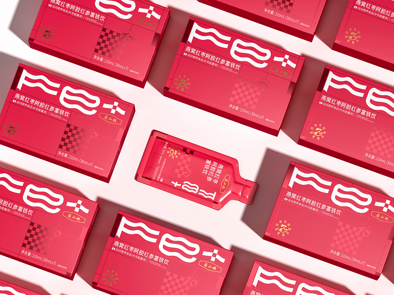 燕窝红枣阿胶红参富铁饮 Fe+