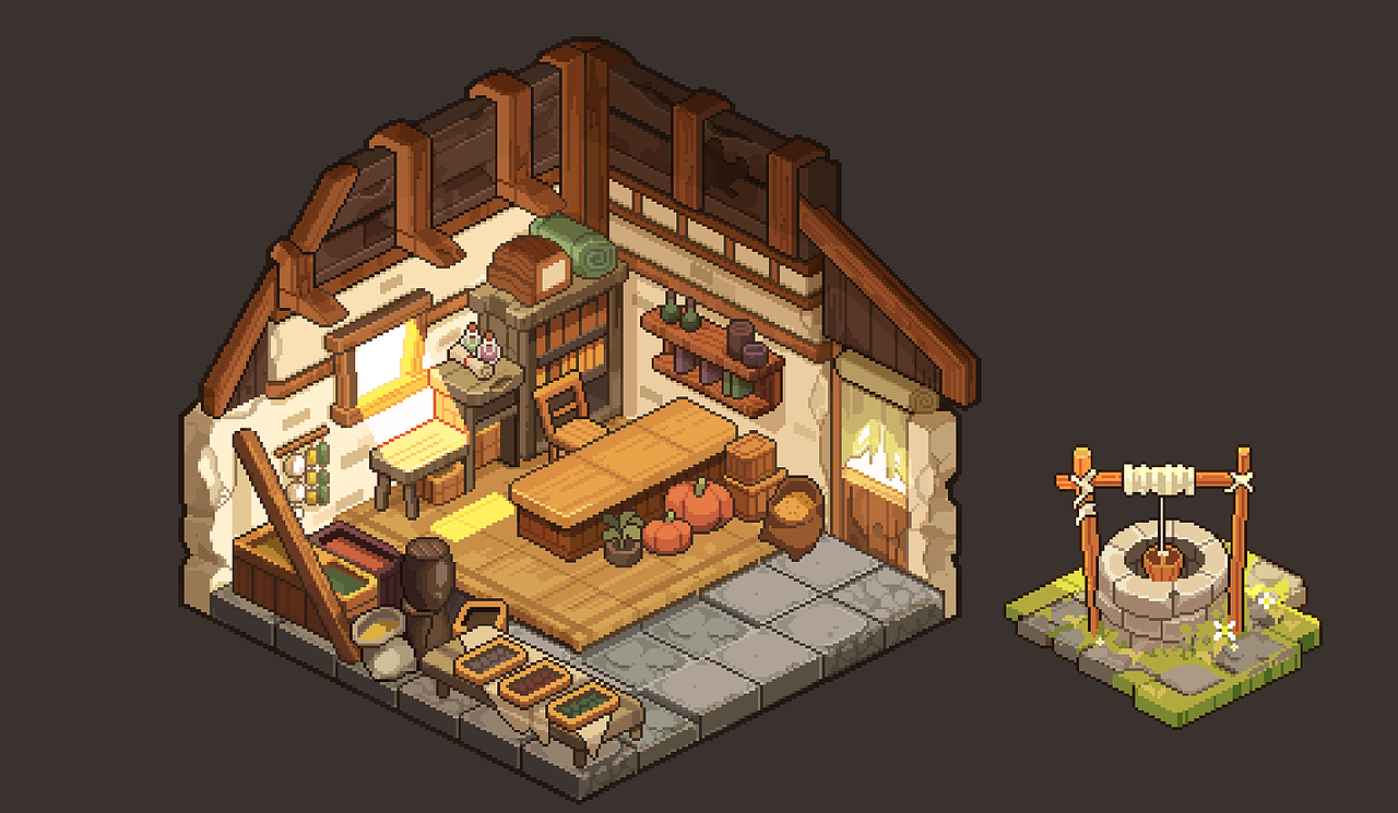 我画的像素小箱庭~①