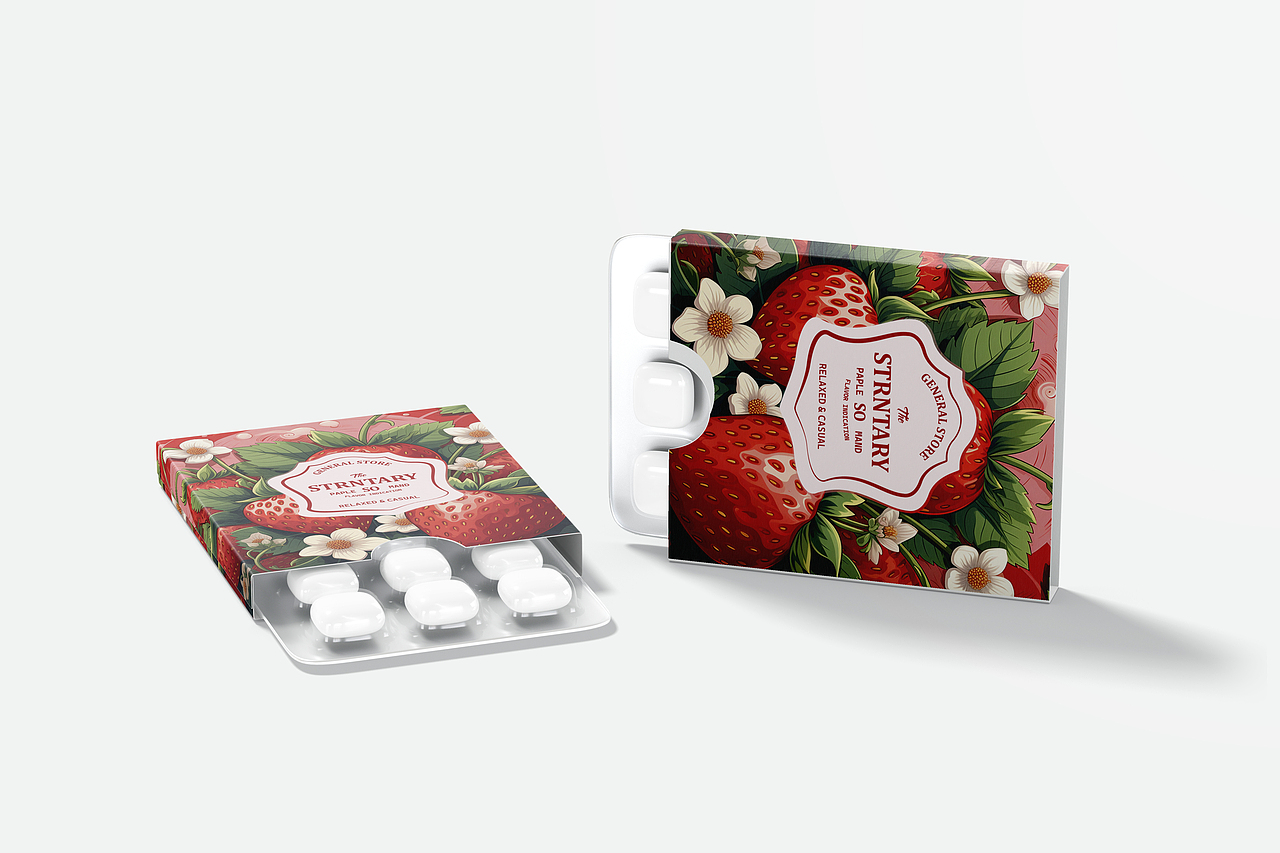 无糖口香糖｜包装设计（图ZMzY2MjExODg0） - 包装 - 站酷设计师六月的雨JuneRain原创素材 - 站酷ZCOOL