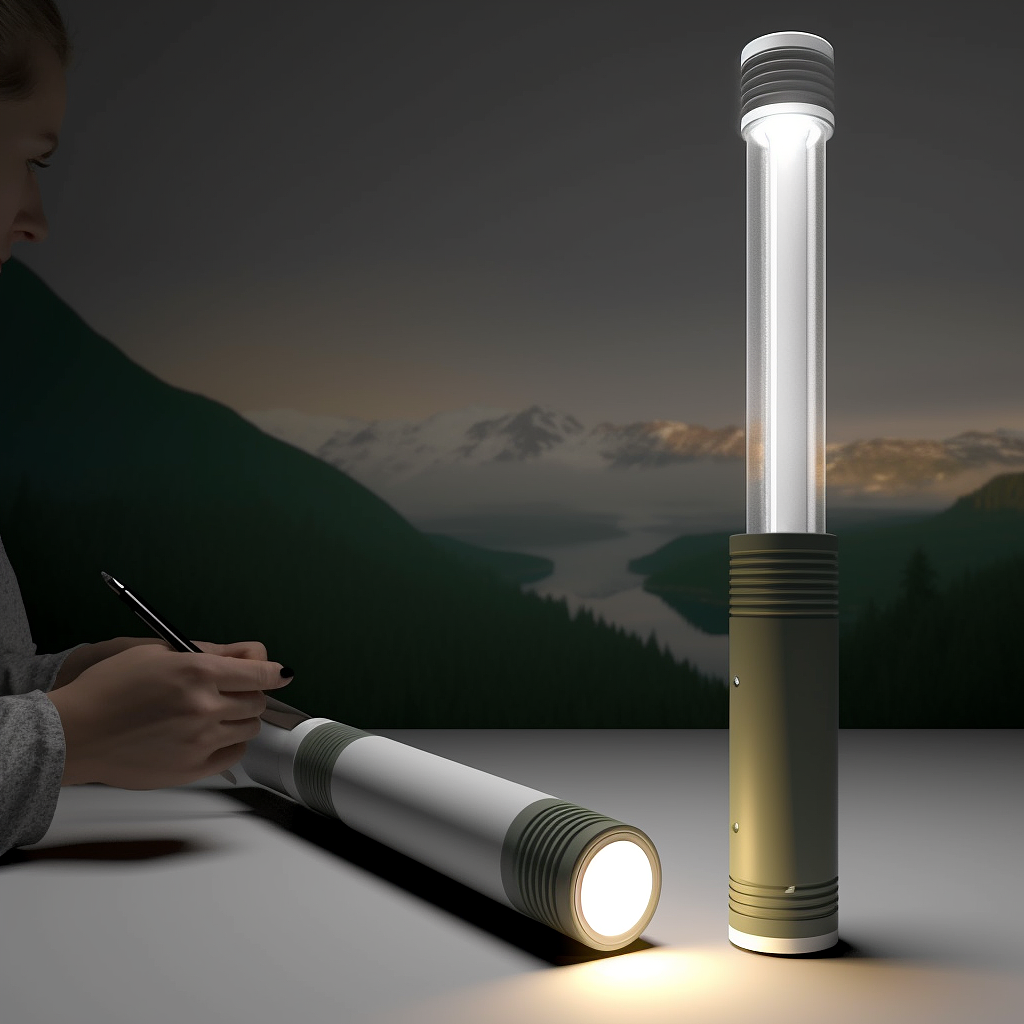 露营手电设计（图ZMzQwNzA0MjI0） - AI作品 - 站酷设计师常州木丁工业设计原创素材 - 站酷ZCOOL