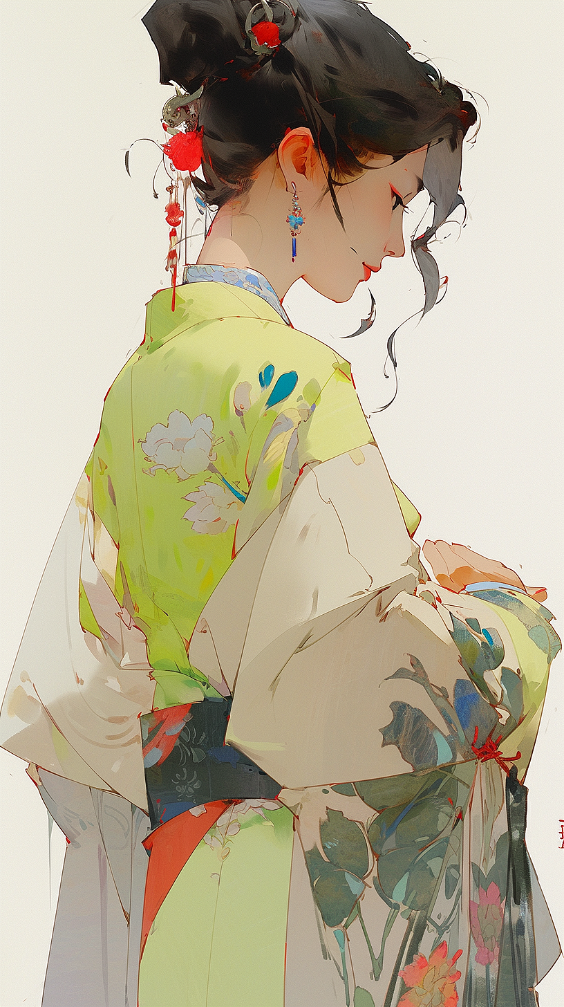 阿拉伯少女的汉服