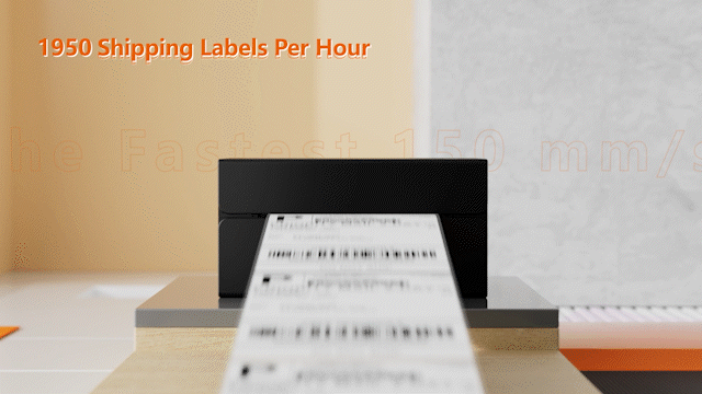 标签打印机3D动画