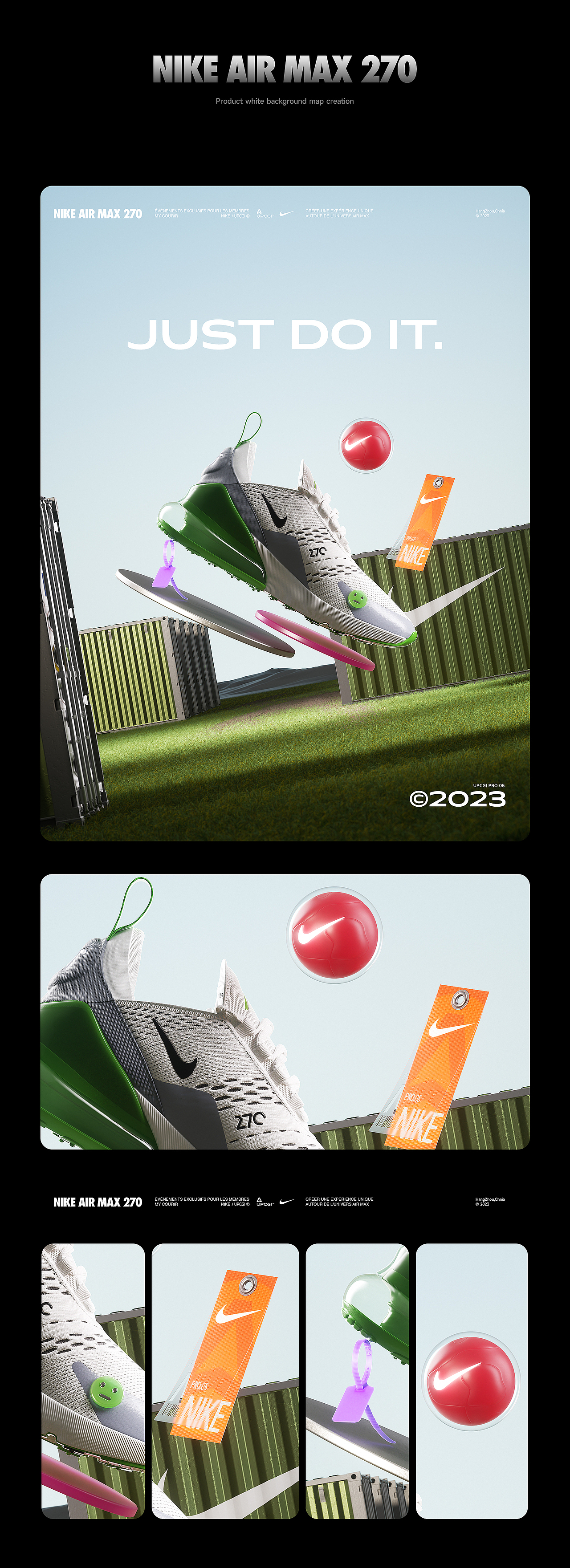 Nike Air Max 270【4K】（圖ZMzU0ODM2Mzc2） - 產(chǎn)品 - 站酷設計師UPCGI原創(chuàng)素材 - 站酷ZCOOL