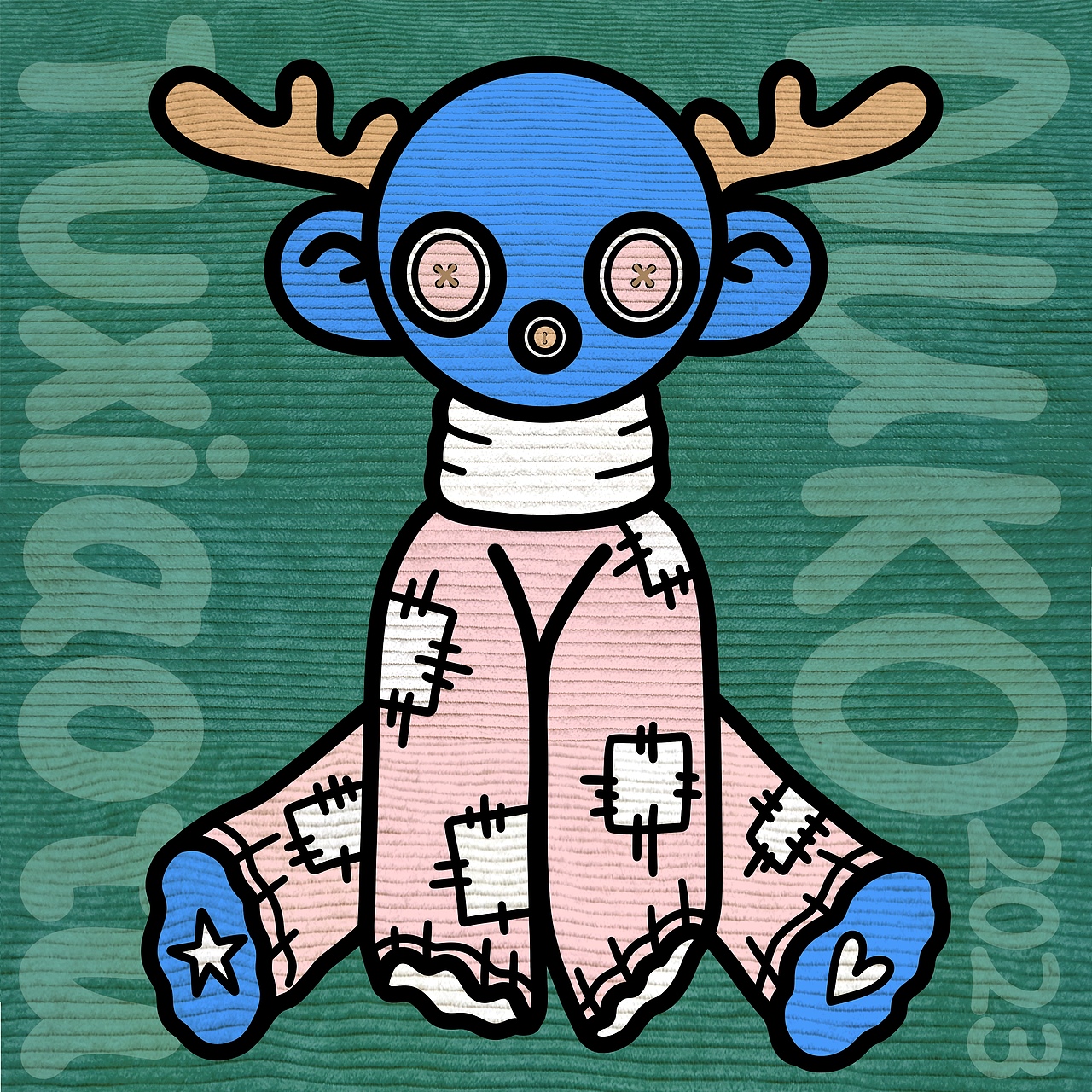 纽扣娃娃NUKO——手工潮玩IP的诞生（图ZMzU4OTg4MzE2） - 新锐潮流插画 - 站酷设计师凸小涂原创素材 - 站酷ZCOOL