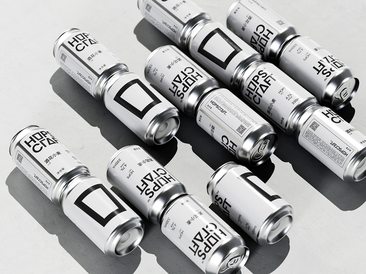 HOPSCRAFT 精酿啤酒品牌 Visual Identity（图ZMzIzOTM5Njky） - 品牌 - 站酷设计师pigeonstudio原创素材 - 站酷ZCOOL