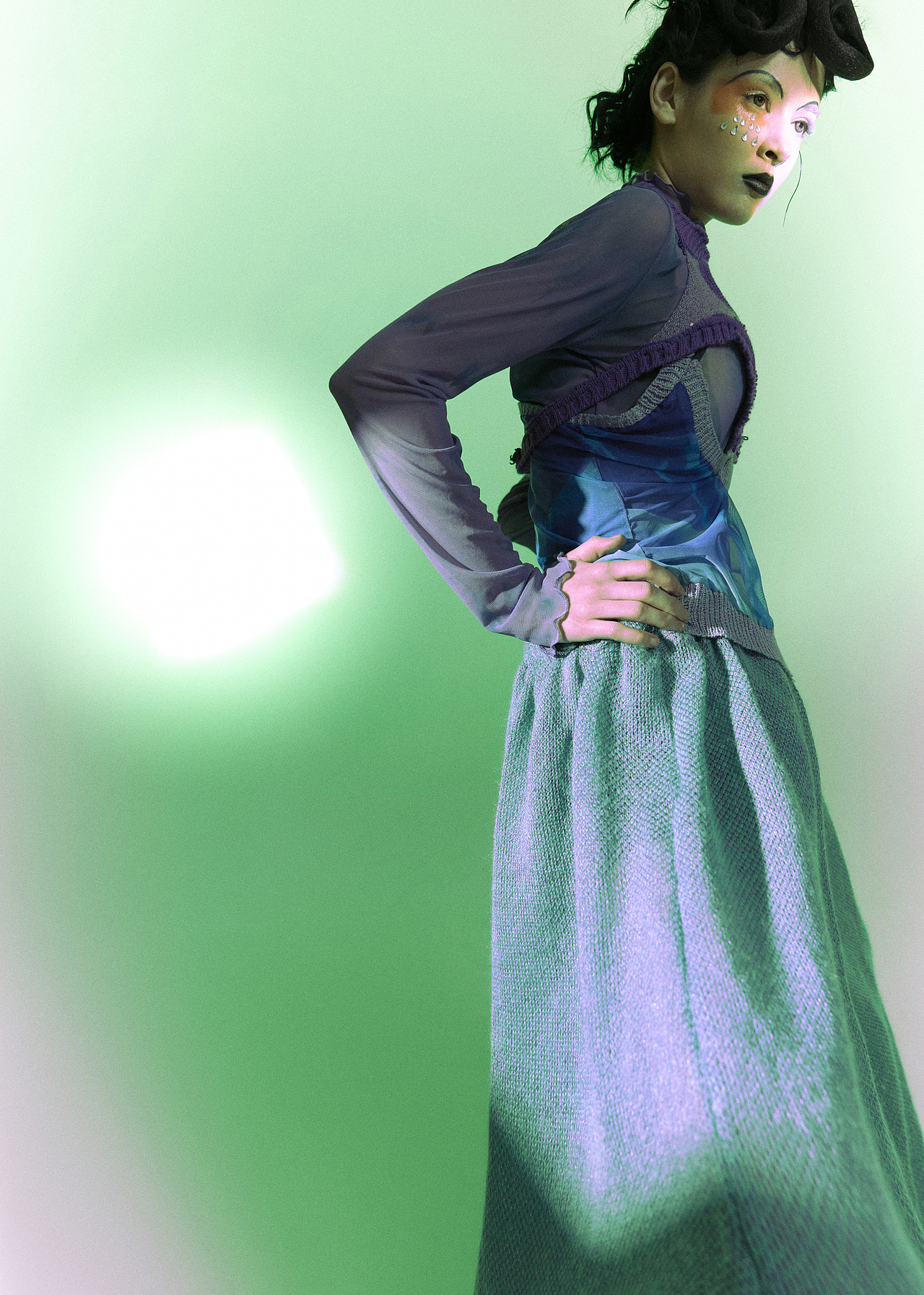 英国RCA Knitwear专业录取作品集2 主题：反抗男性凝视