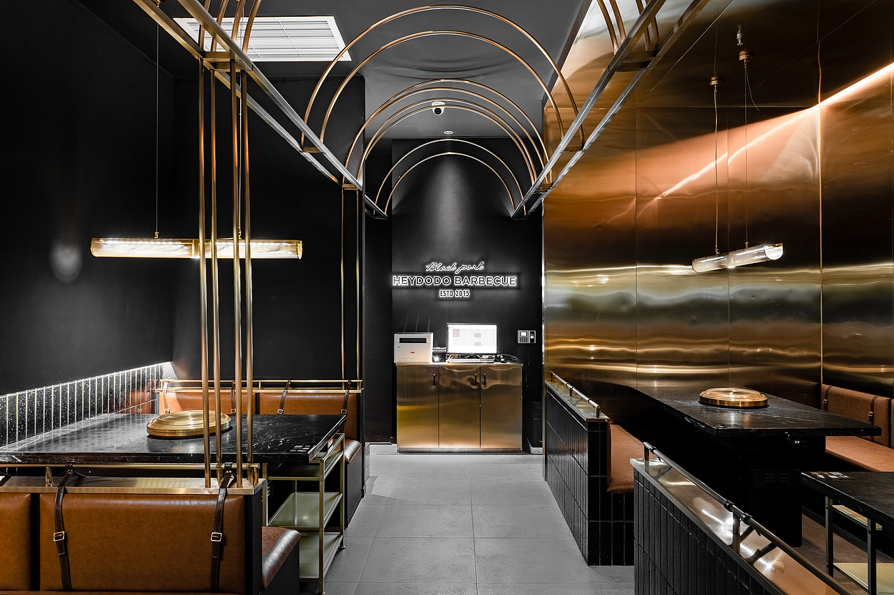 嘿嘟嘟烤肉(国泰广场店)|重庆顺意装饰公司（图ZMzIwMjY4NTg4） - 酒店餐饮设计 - 站酷设计师派派全案设计公司原创素材 - 站酷ZCOOL