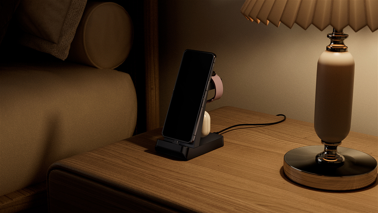 【C4D+RS红移】无线充电器三维动画渲染（图ZMzcwNjg3MTEy） - 动画/影视 - 站酷设计师故无秋原创素材 - 站酷ZCOOL