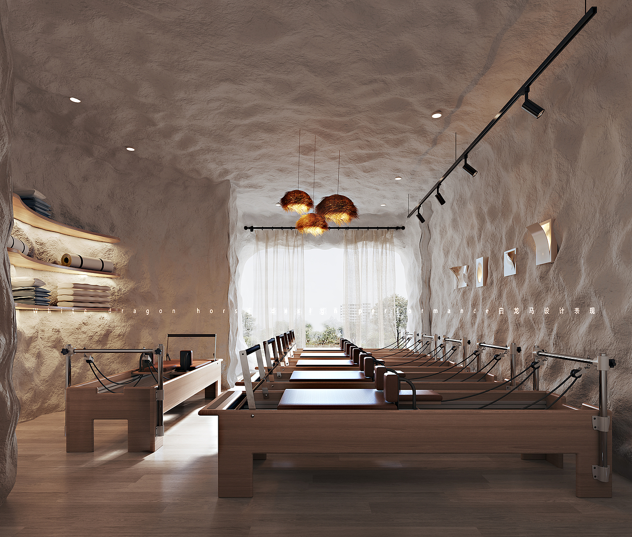 瑜伽馆-白龙马效果图（图ZMzQ4MzY0OTcy） - 家装设计 - 站酷设计师白龙马效果图欣欣原创素材 - 站酷ZCOOL
