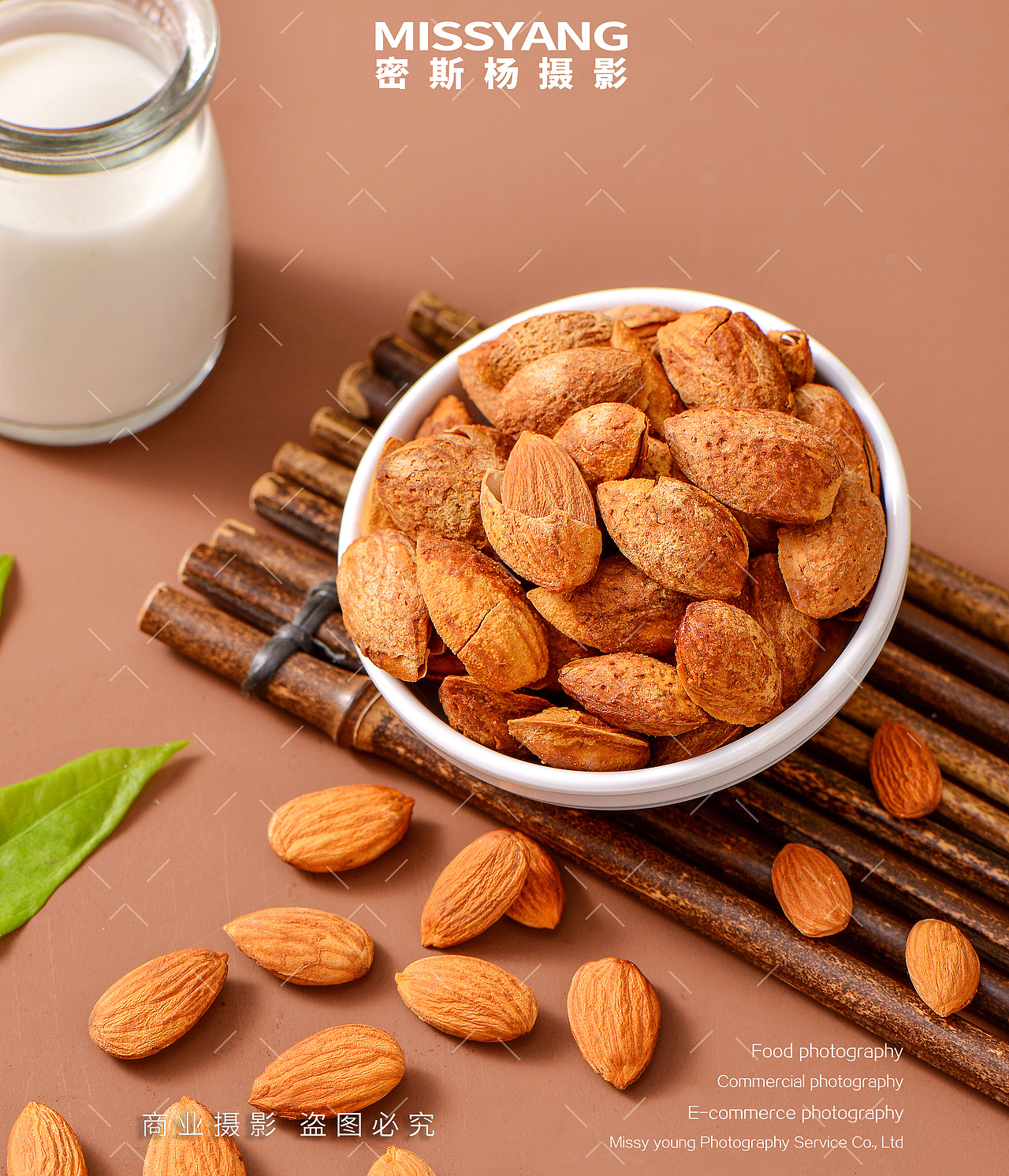 盐焗巴旦木|电商美食摄影|坚果杂粮拍摄×郑州密斯杨（图ZMzQ4ODE1NzI4） - 产品摄影 - 站酷设计师密斯杨摄影原创素材 - 站酷ZCOOL