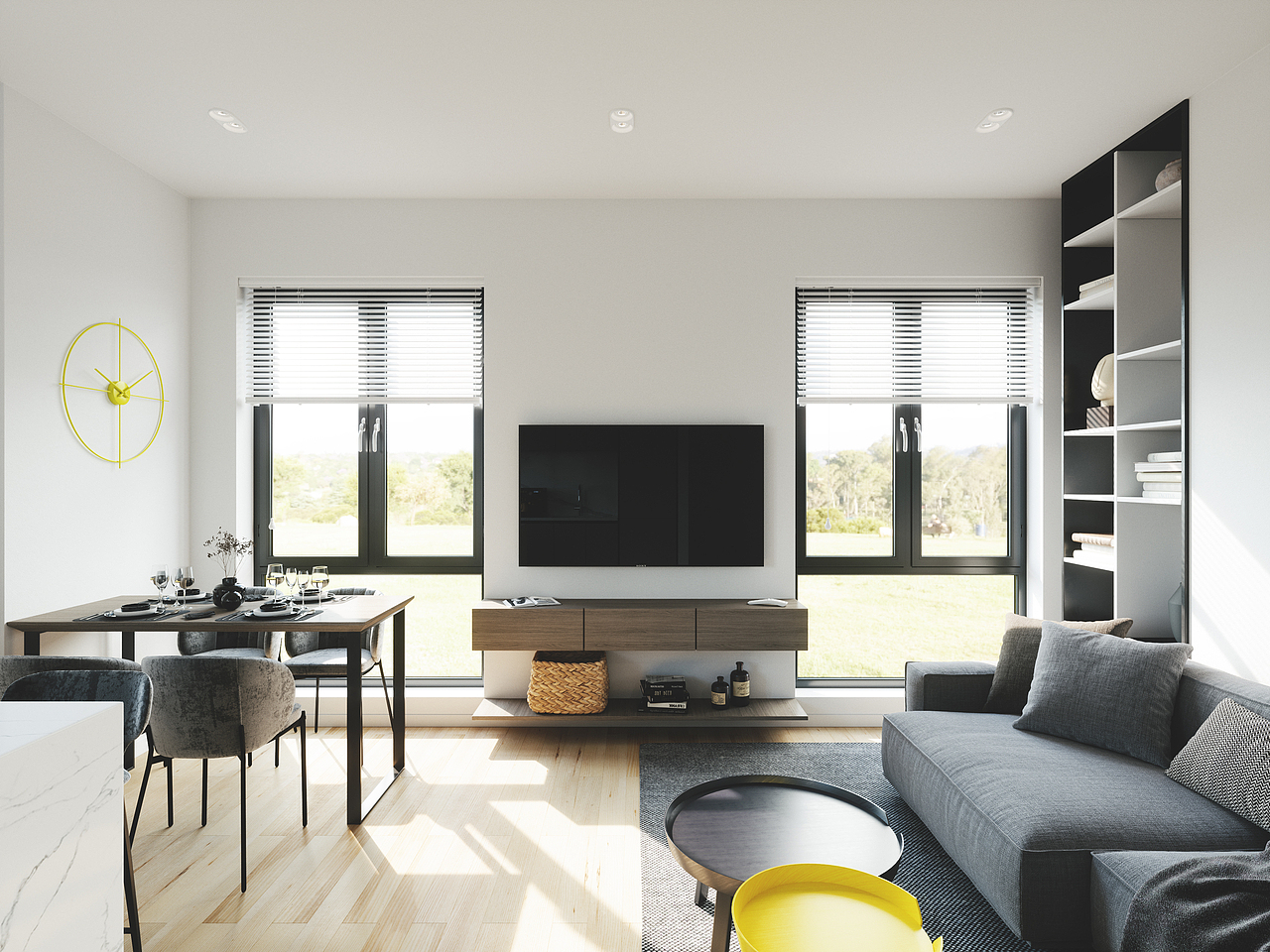 现代小空间户型表现