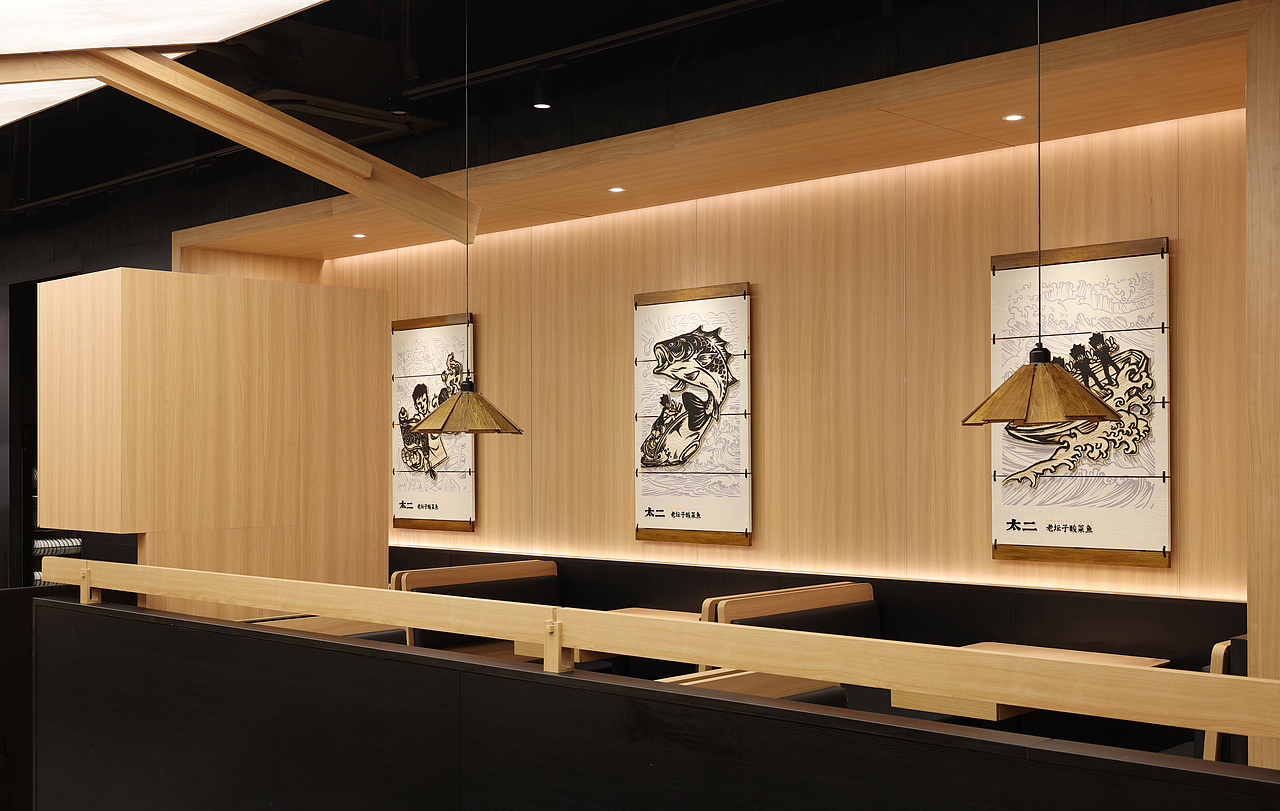 太二鱼坊之「坊下研鱼」（图ZMzcwOTI4NDc2） - 酒店餐饮设计 - 站酷设计师UND设计事务所原创素材 - 站酷ZCOOL