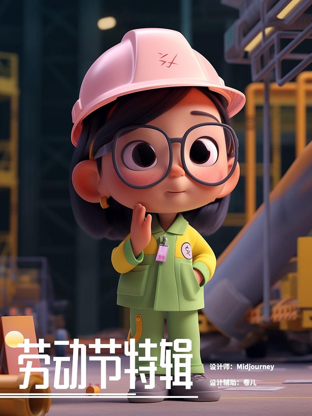 IP设计 丨 劳动节特辑（图ZMzM4OTU5Mjk2） - 人物/生物 - 站酷设计师AI造梦师卷儿原创素材 - 站酷ZCOOL