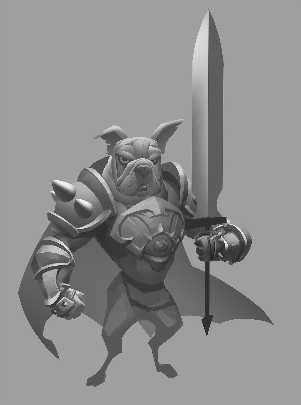 这个侍卫叫大黄（图ZMzQ5NDY5MjI0） - 游戏原画 - 站酷设计师欢乐小闪电原创素材 - 站酷ZCOOL