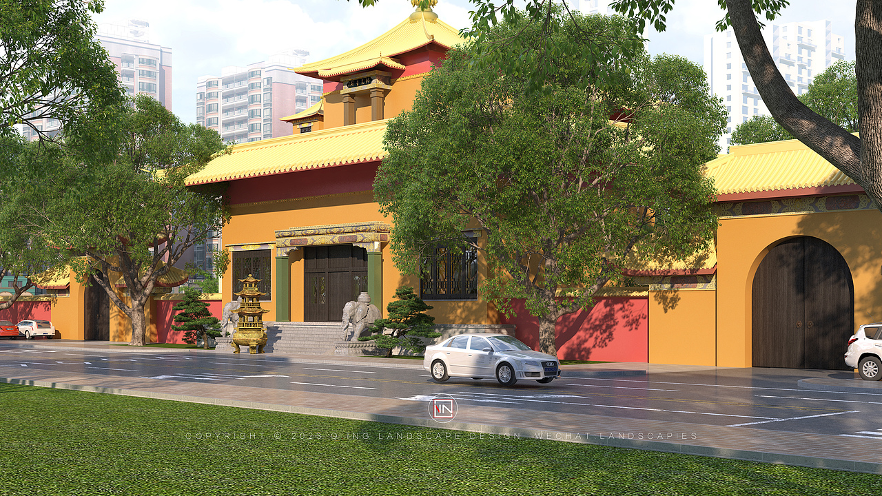 古建类项目|Vray+Photoshop（图ZMzYwODY0NzEy） - 建筑设计 - 站酷设计师深巷如途原创素材 - 站酷ZCOOL