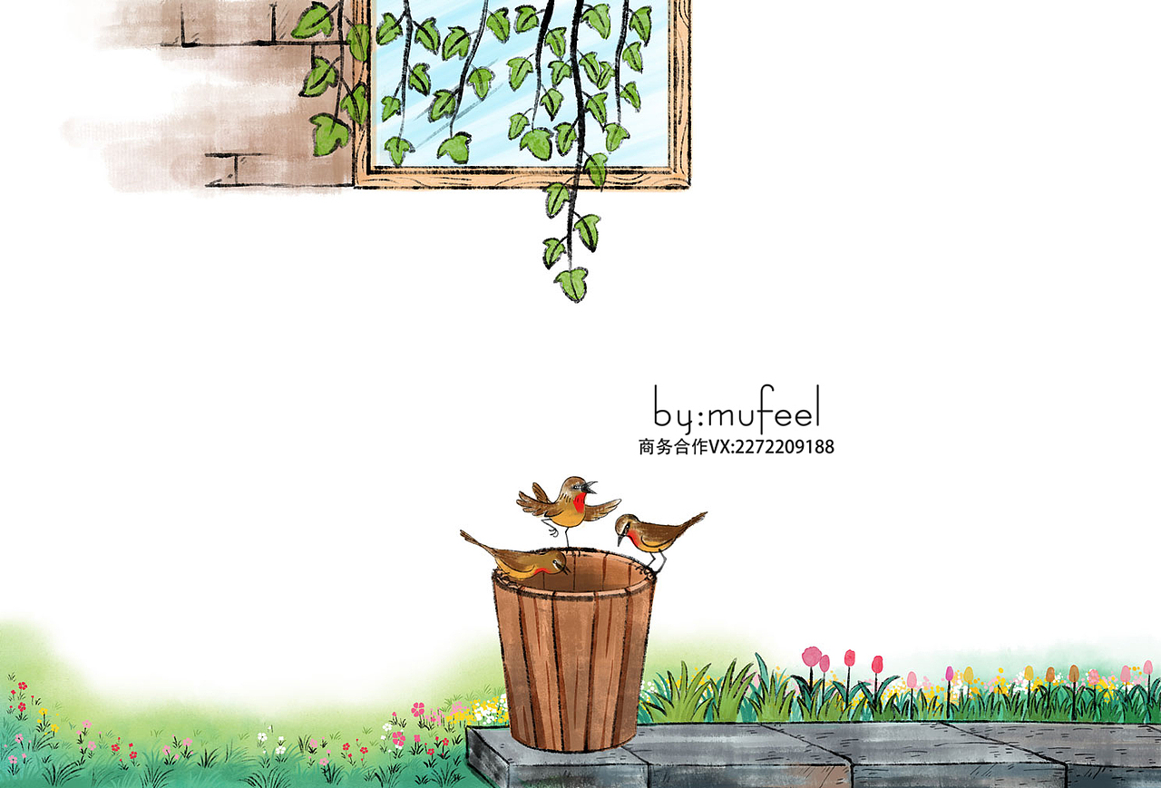 国风系列插图（图ZMzM5NzEzMDgw） - 儿童插画 - 站酷设计师mufeel原创素材 - 站酷ZCOOL