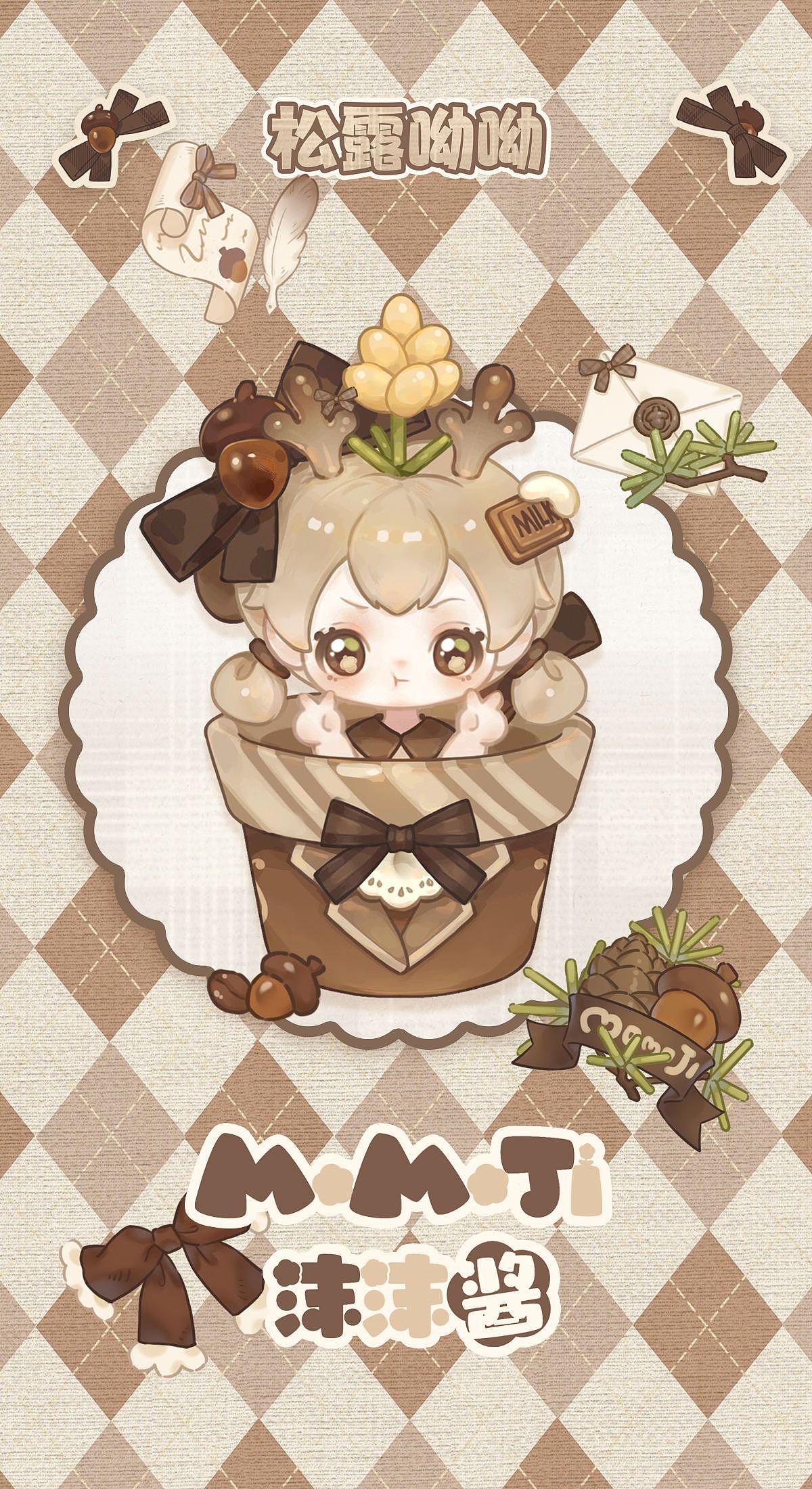 MOMOJI壁纸大公开（图ZMzYzNDYzNzcy） - 创作习作 - 站酷设计师小白酱milkyu原创素材 - 站酷ZCOOL