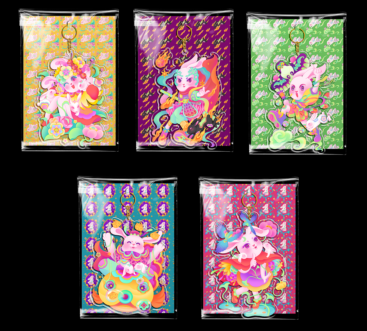 2023兔年贺岁插画设计（图ZMzIyOTA2ODY4） - 商业插画 - 站酷设计师小野仙踪原创素材 - 站酷ZCOOL