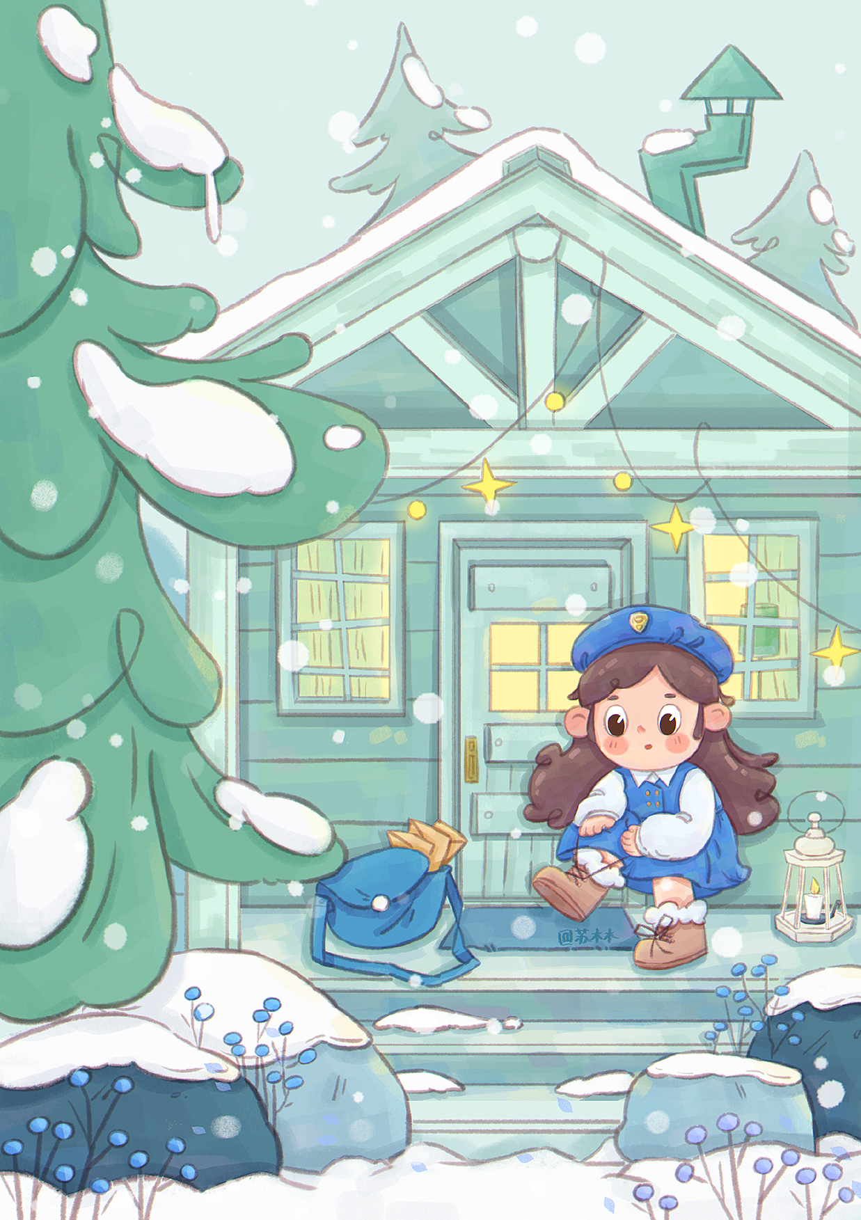 2022年终总结（图ZMzMwNDg3MzE2） - 儿童插画 - 站酷设计师苏木木_原创素材 - 站酷ZCOOL