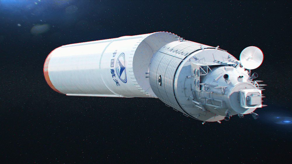 中国航天问天发射