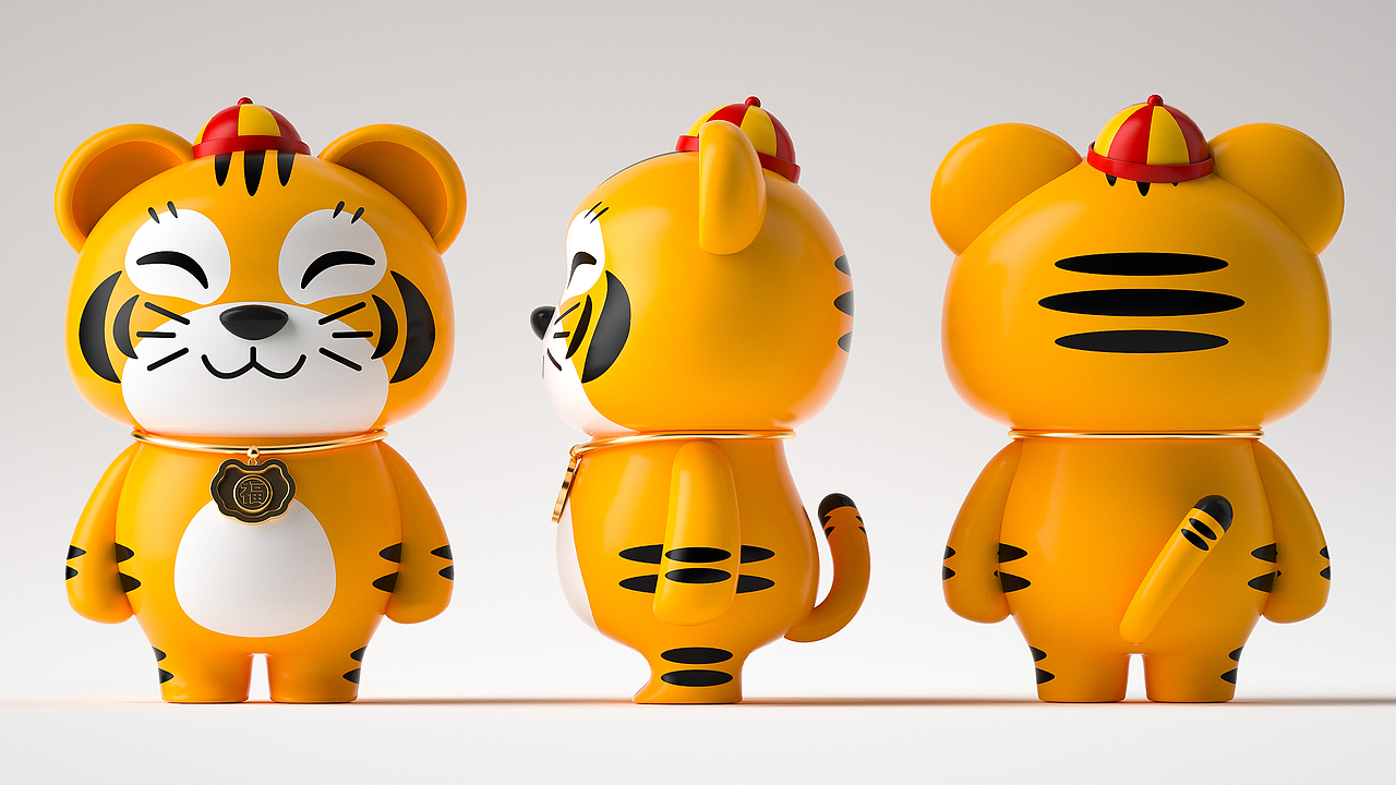 C4D IP形象 - 小脑斧